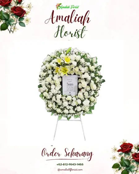 Krans Bunga Duka Dompol